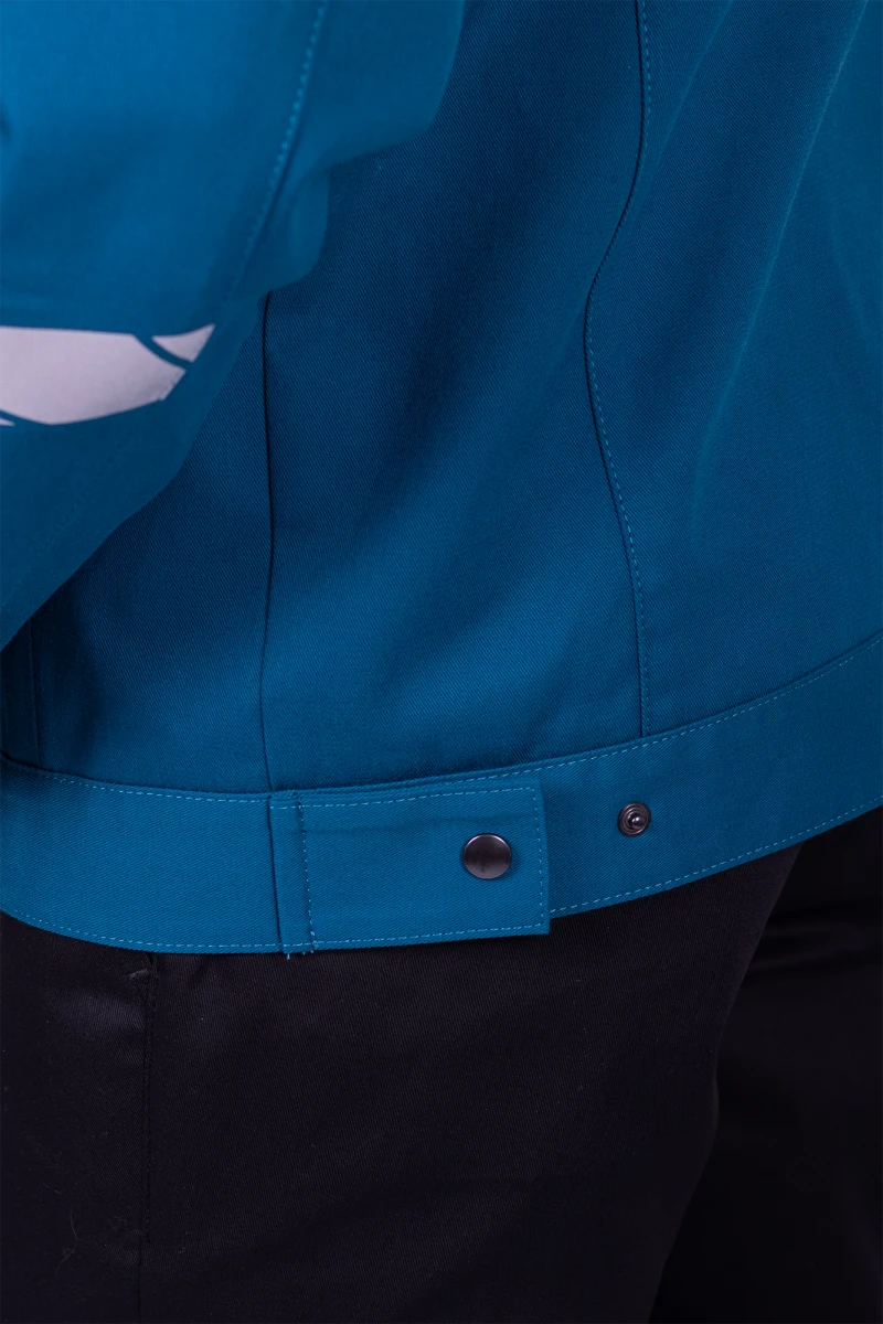 Куртка мужская СТРОНГ от механических воздействий и ОПЗ, цвет бирюза/черный Кур 1607