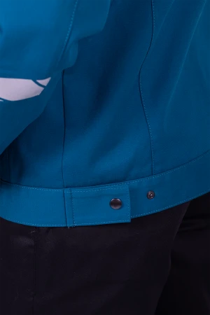 Куртка мужская СТРОНГ от механических воздействий и ОПЗ, цвет бирюза/черный Кур 1607