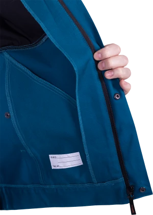 Куртка мужская СТРОНГ от механических воздействий и ОПЗ, цвет бирюза/черный Кур 1607