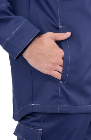 Куртка ДИДЖИТАЛ НЬЮ летняя, т/синий-бежевый Кур 420