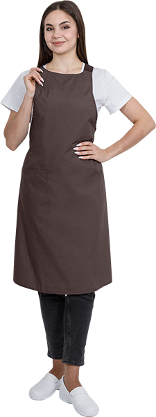 Фартук ЕВРО, коричневый Фар 862