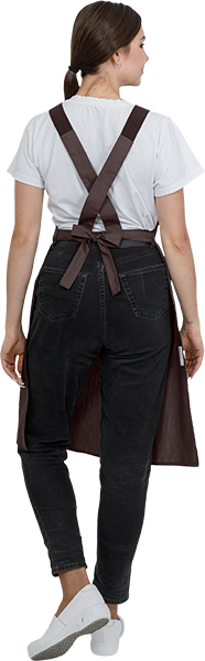 Фартук ЕВРО, коричневый Фар 862