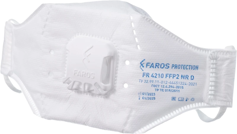 Полумаска фильтрующая FR 4210 (PREMIUM), FFP2 NR D, с клапаном Рес 195