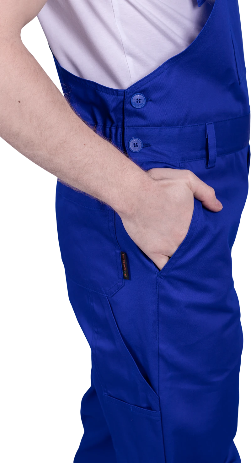 Полукомбинезон мужской СТРОНГ от механических воздействий и ОПЗ, цв. василек Пком 1603