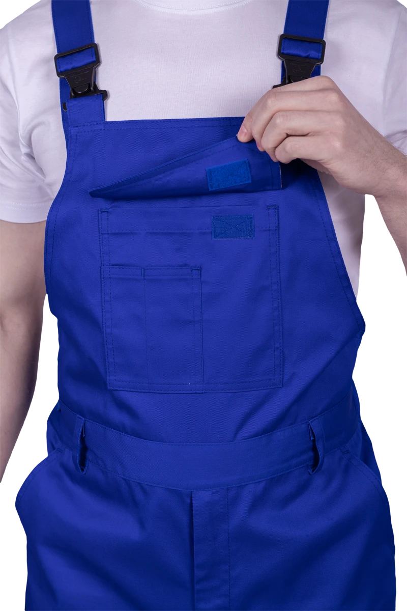 Полукомбинезон мужской СТРОНГ от механических воздействий и ОПЗ, цв. василек Пком 1603