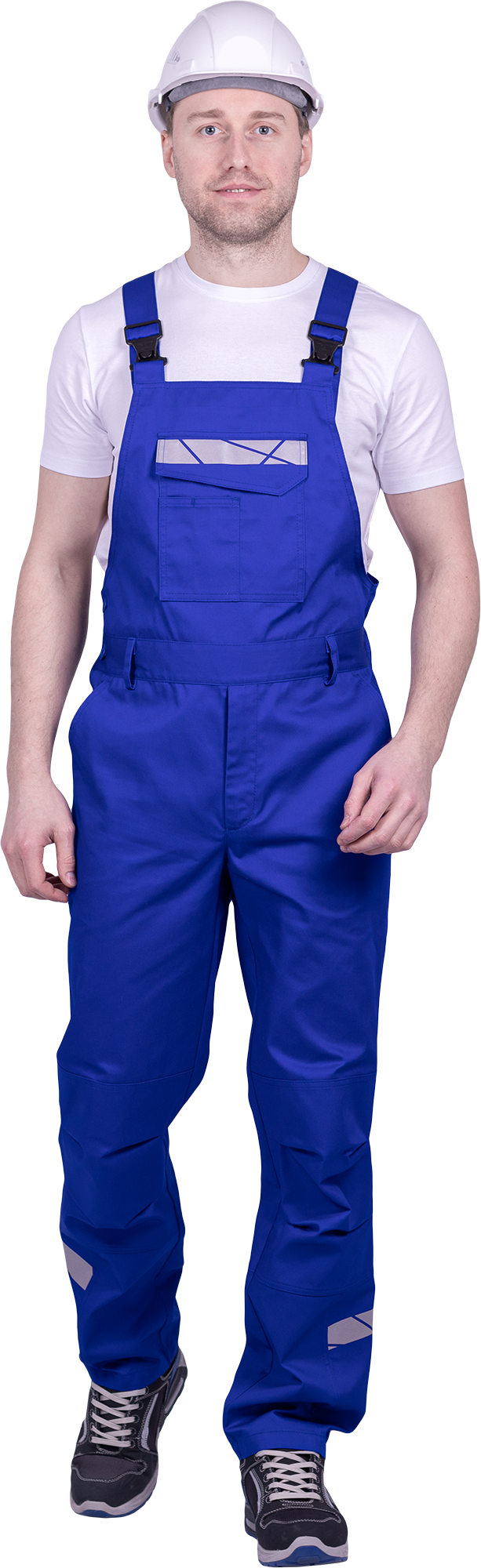 Полукомбинезон мужской СТРОНГ от механических воздействий и ОПЗ, цв. василек Пком 1603