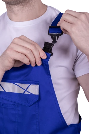 Полукомбинезон мужской СТРОНГ от механических воздействий и ОПЗ, цв. василек Пком 1603