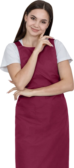 Фартук ЕВРО, бордо Фар 879