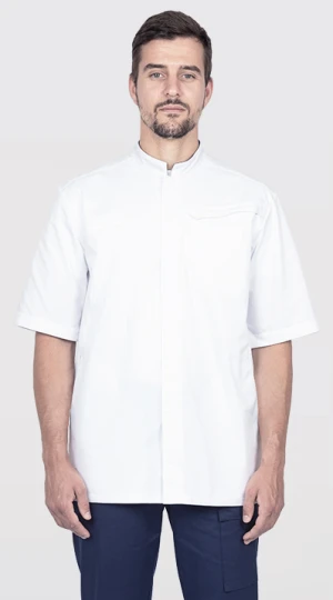 Блуза ЛОРД с коротким рукавом, белая Блу 001