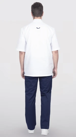 Блуза ЛОРД с коротким рукавом, белая Блу 001