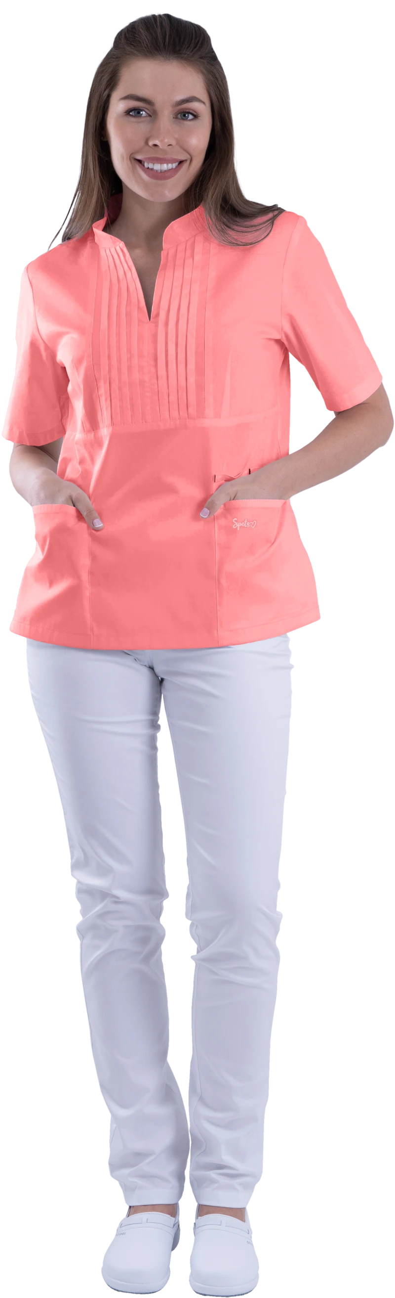 Блуза Венето лайт, коралл Блу 010