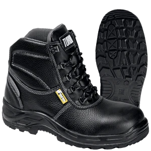 Ботинки TURBO с КП, хромовые ПУ/нитрил (Бот.113)