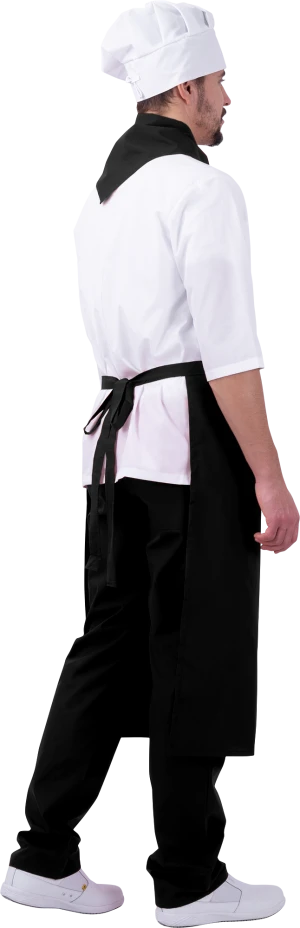 Костюм ШЕФ-ПОВАР, белый-черный Кос 044