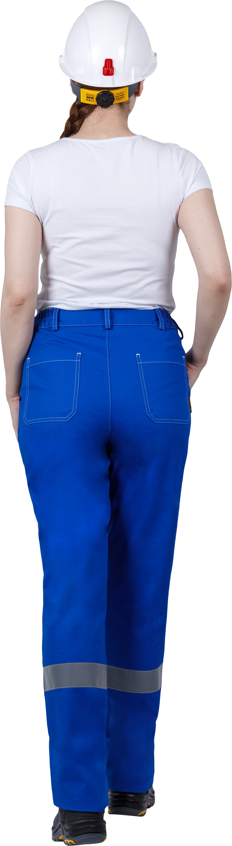 Костюм женский РАЦИОНАЛИЗАТОР от механических воздействий и ОПЗ (куртка, брюки), цвет василёк/серый Кос 795