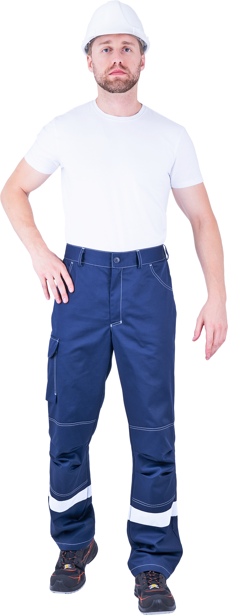 Костюм мужской СТАРАТЕЛЬ от механических воздействий и ОПЗ (куртка, брюки), синий/василек Кос 507.1