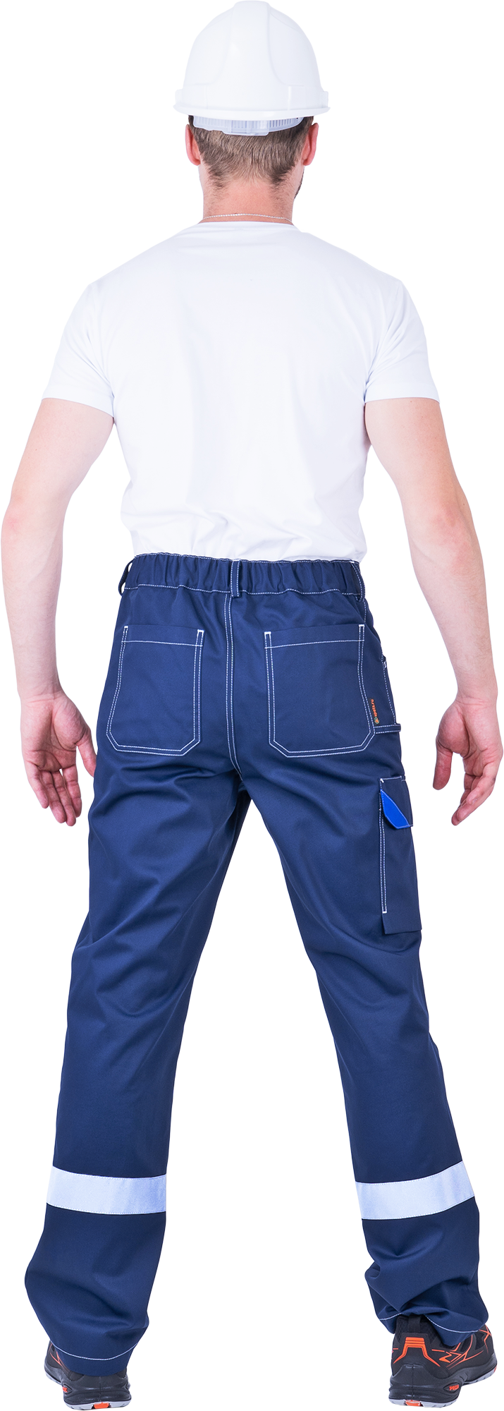 Костюм мужской СТАРАТЕЛЬ от механических воздействий и ОПЗ (куртка, брюки), синий/василек Кос 507.1