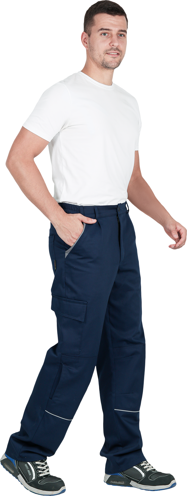 Костюм КОНФОРМ летний, т/синий-серый (Куртка+брюки) Импорт Кос 588.1