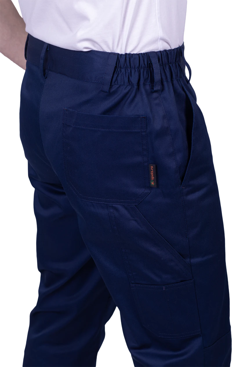Брюки мужские СТРОНГ от механических воздействий и ОПЗ, цвет темно-синий Брю 1607