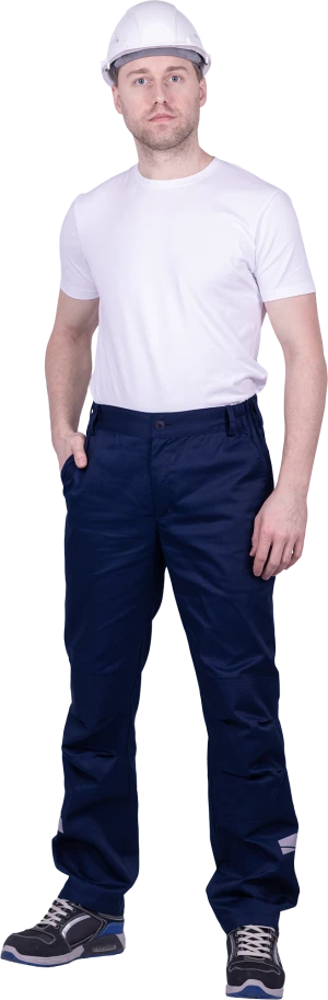 Брюки мужские СТРОНГ от механических воздействий и ОПЗ, цвет темно-синий Брю 1607
