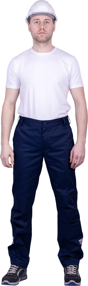 Брюки мужские СТРОНГ от механических воздействий и ОПЗ, цвет темно-синий Брю 1607