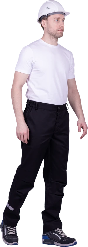 Брюки мужские СТРОНГ от механических воздействий и ОПЗ, цвет черный Брю 1608