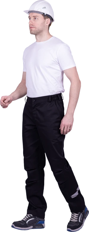 Брюки мужские СТРОНГ от механических воздействий и ОПЗ, цвет черный Брю 1608