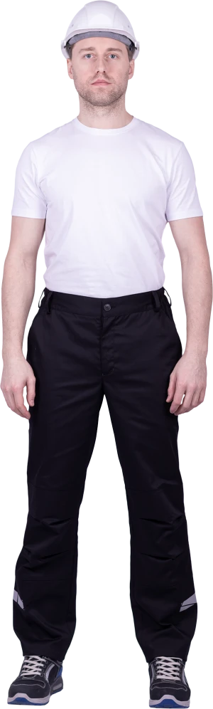 Брюки мужские СТРОНГ от механических воздействий и ОПЗ, цвет черный Брю 1608
