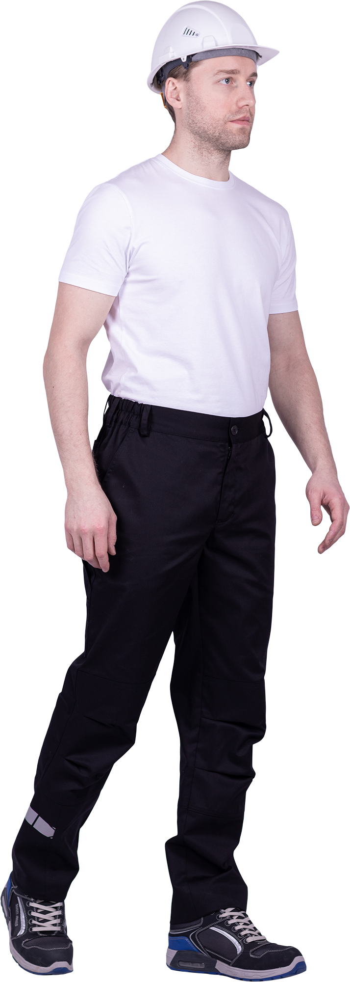Брюки мужские СТРОНГ от механических воздействий и ОПЗ, цвет черный Брю 1608