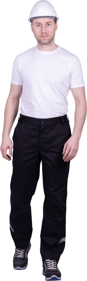 Брюки мужские СТРОНГ от механических воздействий и ОПЗ, цвет черный Брю 1608