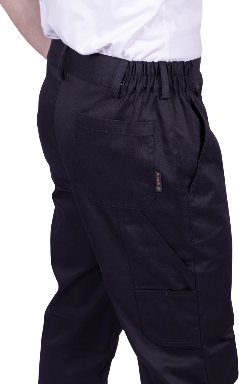 Брюки мужские СТРОНГ от механических воздействий и ОПЗ, цвет черный Брю 1608