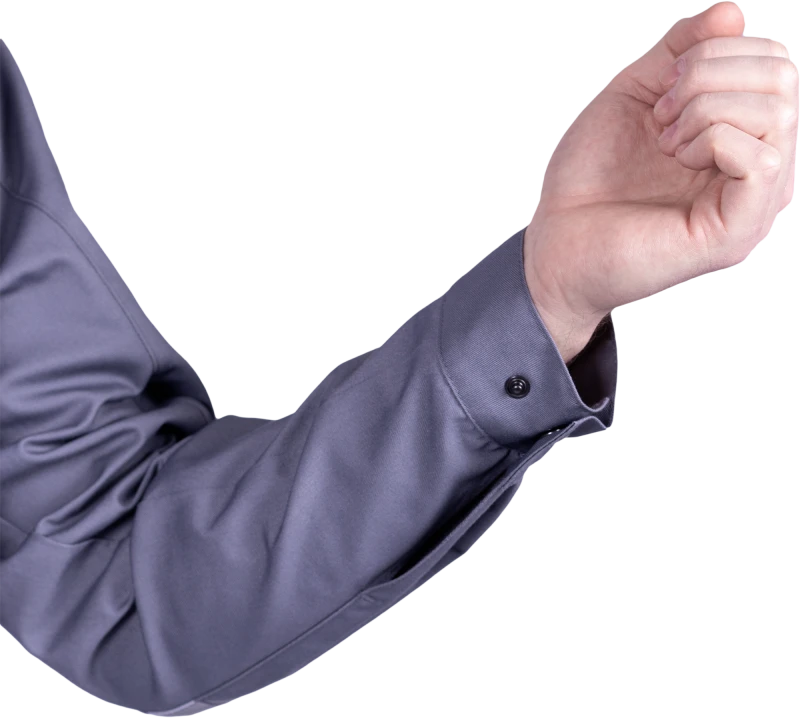 Куртка мужская СТРОНГ от механических воздействий и ОПЗ, цвет серый/василек Кур 1609