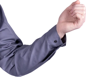 Куртка мужская СТРОНГ от механических воздействий и ОПЗ, цвет серый/василек Кур 1609