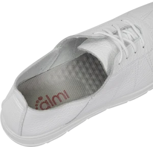 Полуботинки ДЖЕСИ, женские, кожаные ПУ (белые) (арт. 642110-09900) Пол 095