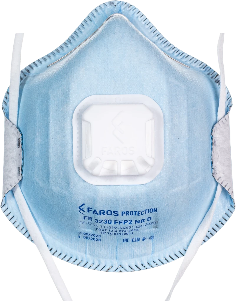 Полумаска фильтрующая FR 3230, FFP2 NR D, с клапаном Рес 231