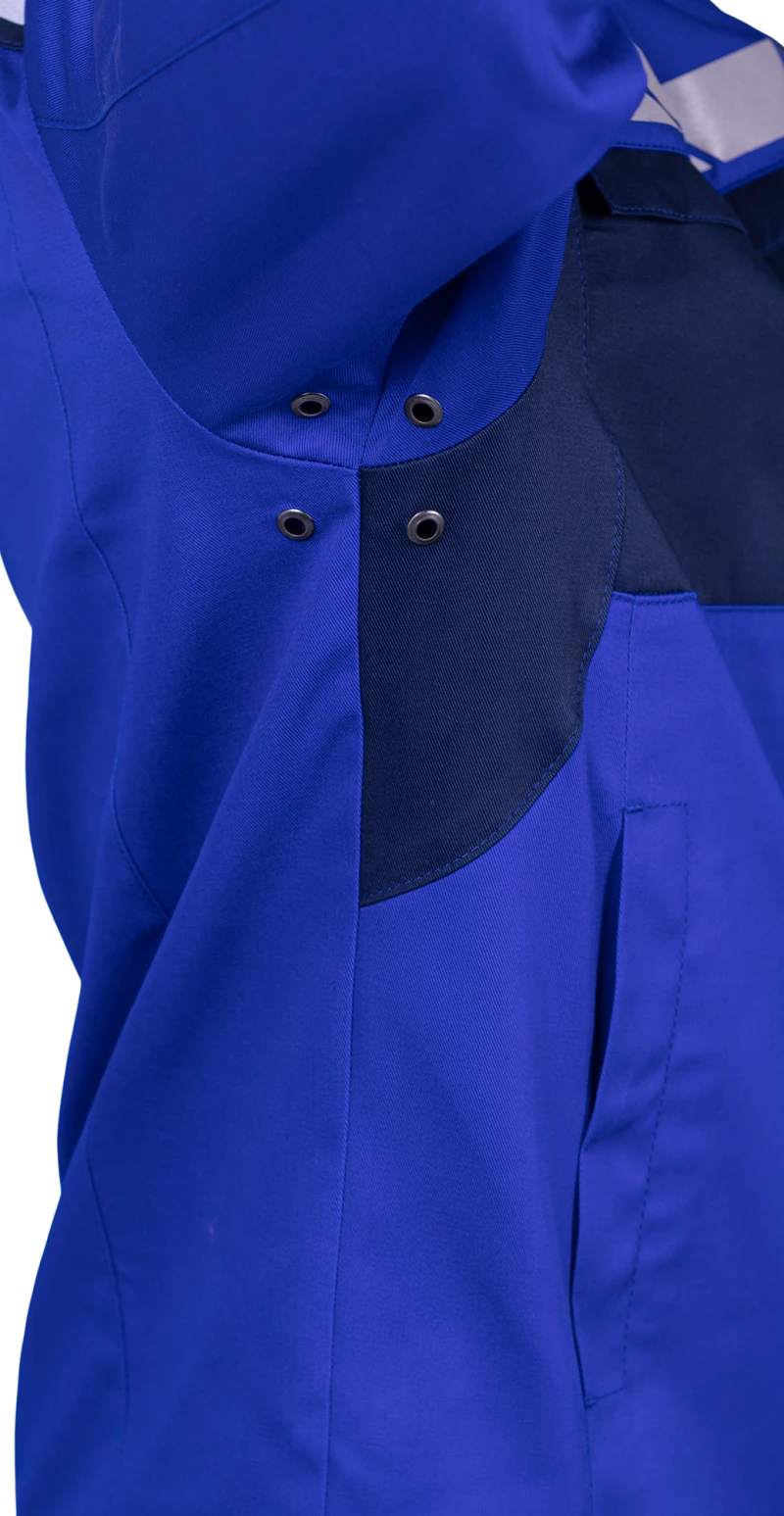 Куртка мужская СТРОНГ от механических воздействий и ОПЗ, цвет василёк/темно-синий Кур 1606.1