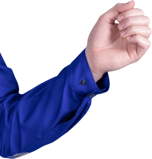 Куртка мужская СТРОНГ от механических воздействий и ОПЗ, цвет василёк/темно-синий Кур 1606.1