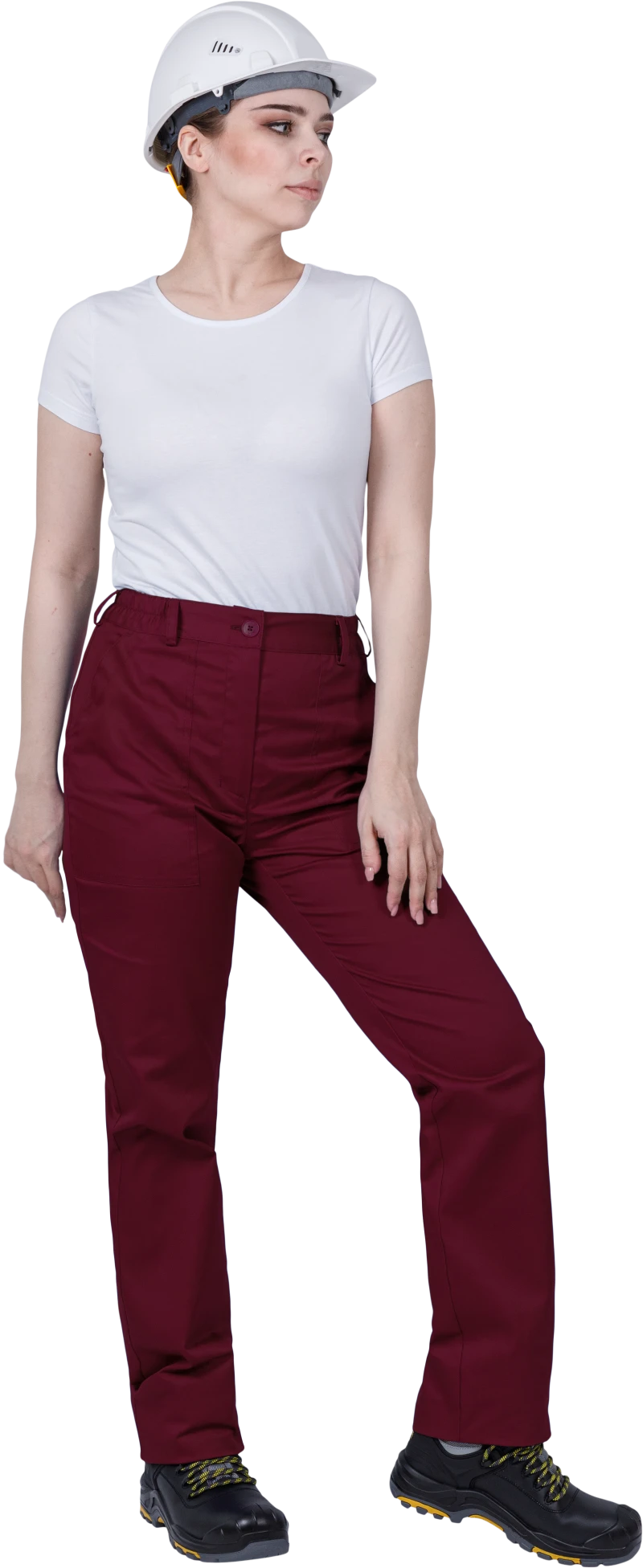 Костюм женский ОПЕРАТОР от механических воздействий и ОПЗ (куртка, брюки), цвет бордо Кос 796