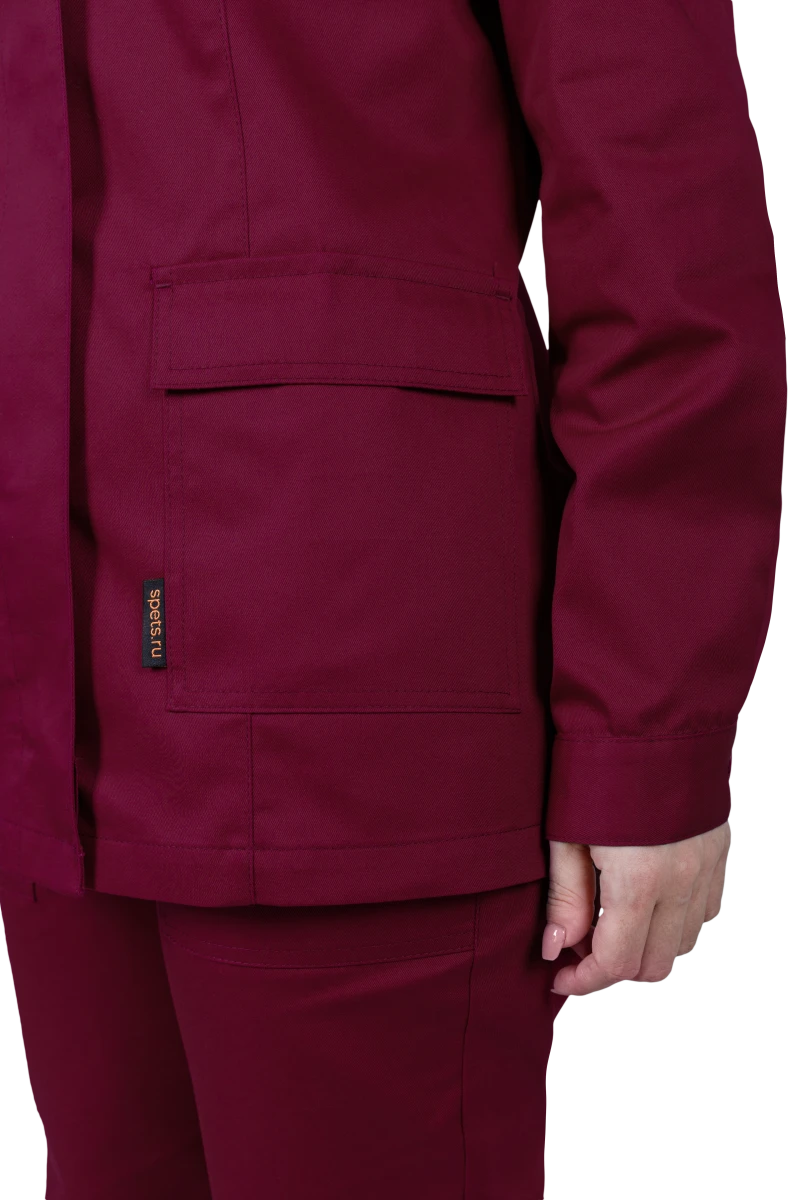 Костюм женский ОПЕРАТОР от механических воздействий и ОПЗ (куртка, брюки), цвет бордо Кос 796