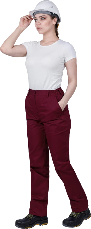 Костюм женский ОПЕРАТОР от механических воздействий и ОПЗ (куртка, брюки), цвет бордо Кос 796