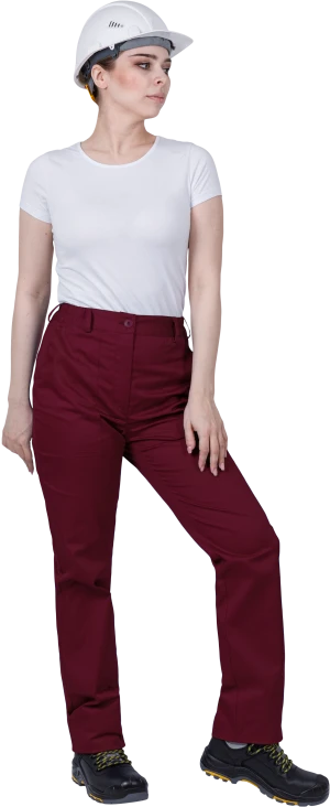 Костюм женский ОПЕРАТОР от механических воздействий и ОПЗ (куртка, брюки), цвет бордо Кос 796