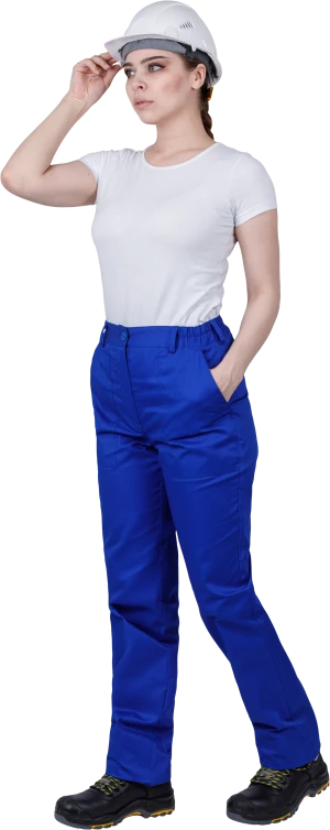 Костюм женский ОПЕРАТОР от механических воздействий и ОПЗ (куртка, брюки), цвет василёк Кос 797