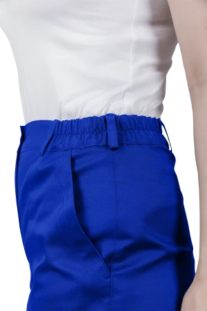 Костюм женский ОПЕРАТОР от механических воздействий и ОПЗ (куртка, брюки), цвет василёк Кос 797