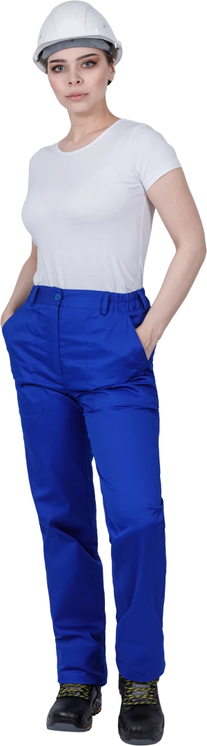 Костюм женский ОПЕРАТОР от механических воздействий и ОПЗ (куртка, брюки), цвет василёк Кос 797