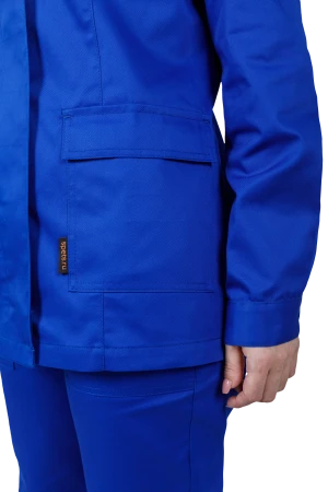 Костюм женский ОПЕРАТОР от механических воздействий и ОПЗ (куртка, брюки), цвет василёк Кос 797