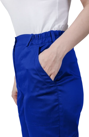 Костюм женский ОПЕРАТОР от механических воздействий и ОПЗ (куртка, брюки), цвет василёк Кос 797