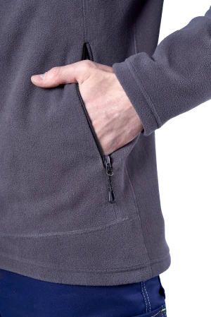 Куртка флисовая ФЬЮЖЕН, темно-серая Кур 1023