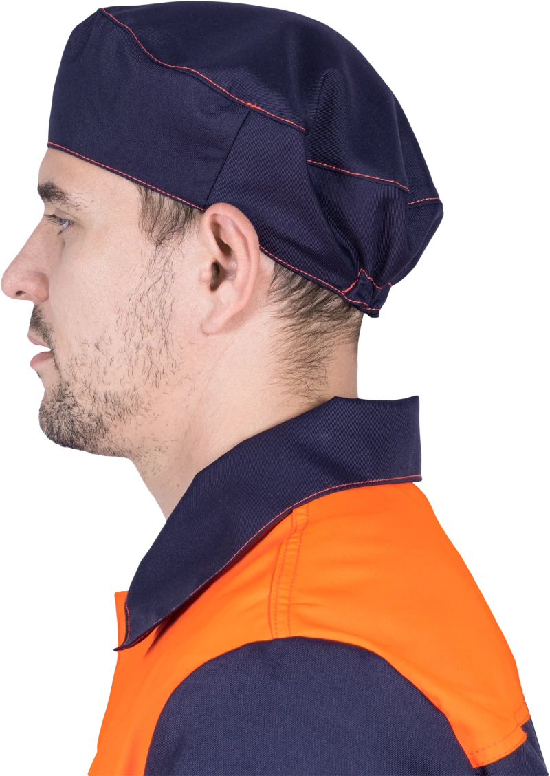 Костюм мужской ХИМОС (куртка, брюки, берет) от растворов кислот и щелочей, механических воздействий