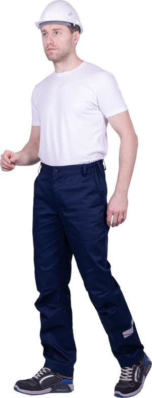 Брюки мужские СТРОНГ от механических воздействий и ОПЗ, цвет темно-синий Брю 1607.1