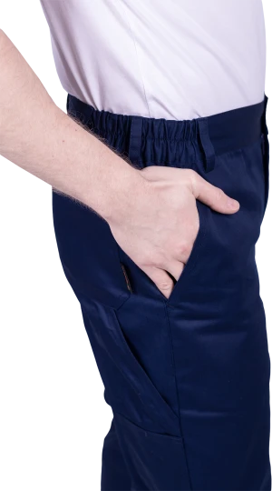 Брюки мужские СТРОНГ от механических воздействий и ОПЗ, цвет темно-синий Брю 1607.1