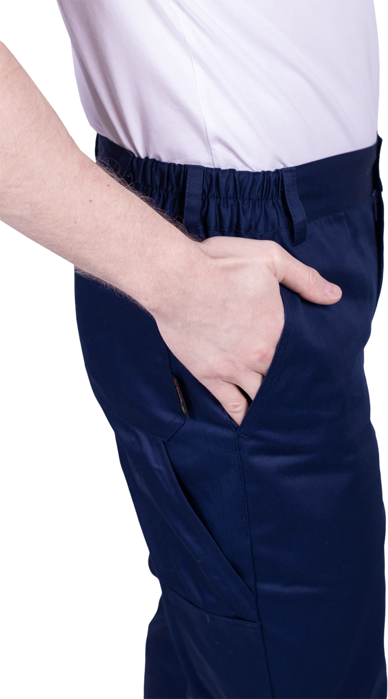 Брюки мужские СТРОНГ от механических воздействий и ОПЗ, цвет темно-синий Брю 1607.1